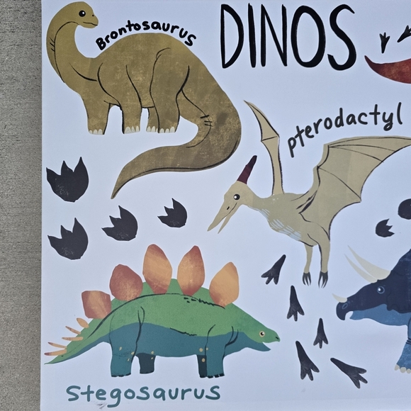 Dinos Canvas Art Print - Picture 2 of 4